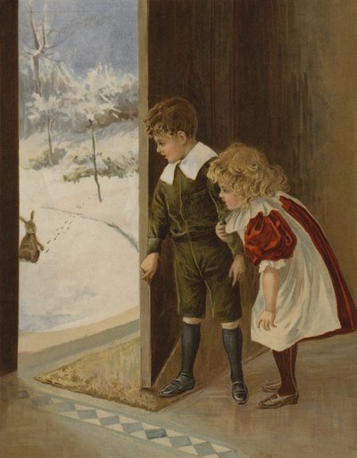 A Christmas Visitor by English School